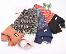 Special cut clearance ugly pet clothes autumn and winter thick cotton conjoined Rabbit T-shirt leggings teddy dog