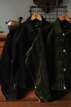 Remains Generation Jacket Japan Imported Corduroy Short Jacket Strips War Vintage Top Loose