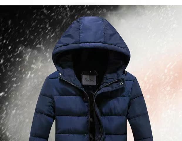 Mùa đông mới áo trùm đầu cotton nam Hàn Quốc đôi vợ chồng quần áo cotton nam ngắn kích thước lớn áo thủy triều dày áo khoác cotton áo khoác da nam