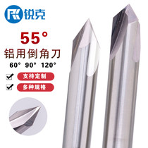 3-edged alloy tungsten steel straight groove 60 degrees 90 degrees 120 degrees 100 long chamfer knife Coated V-shaped cutter for alloy steel