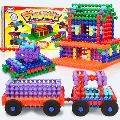 Guanghua TOY SLUB STICK BUILDING BLOCKS 211PCS set CHILDREN's boys and girls assemble and assemble