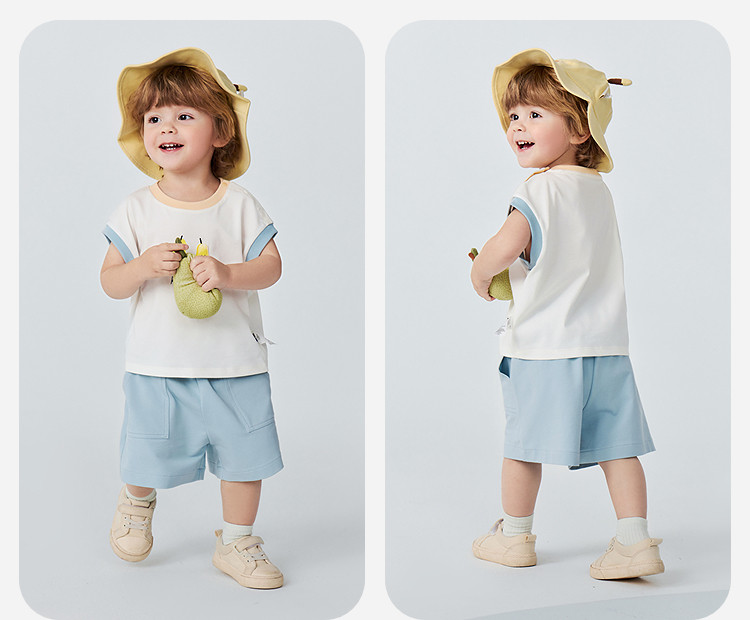 Mini Bala Polo Short-Sleeved Vest Set — 31