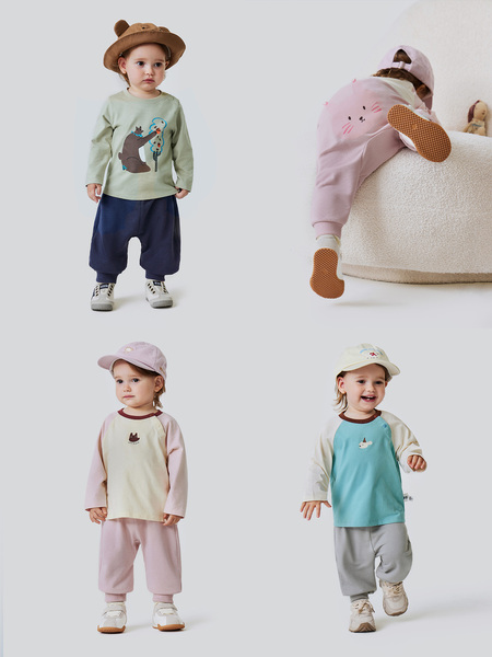 [Butt Pants] Mini Balabala Baby Pants for Boys and Girls 2026 Autumn/Winter Fleece-Lined Cute Infant Pp Pants — 5