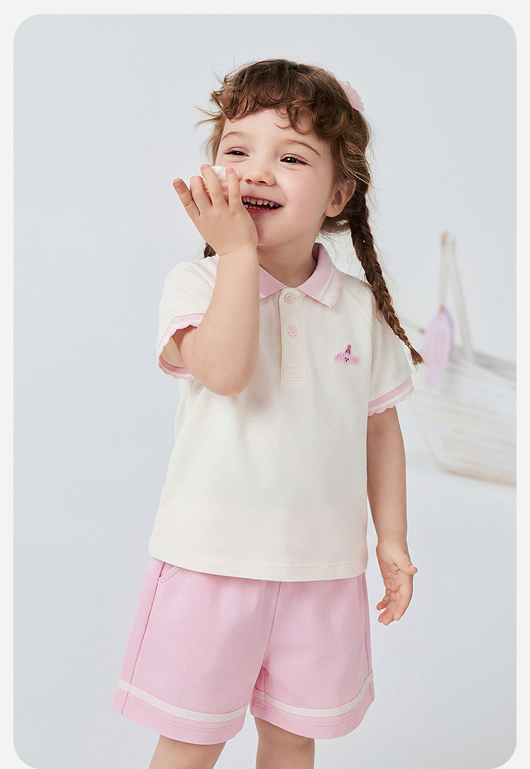 Mini Bala Polo Short-Sleeved Vest Set — 23