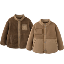 (mini parent-child) mini bala bala baby antistatic reversible plush coat warm parent-child winter wear