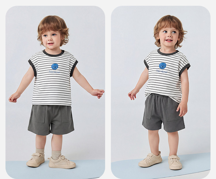 Mini Bala Polo Short-Sleeved Vest Set — 29