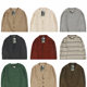 Vintage vintage Youjia Solid Color Wool Cardigan V-neck Large Size Sweater Knitted Men and Women Couple College Jacket 3
