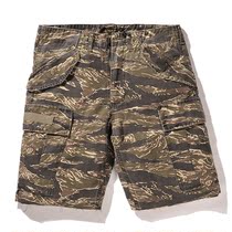 Multi-pocket mens tooling shorts military wind trend camouflage overalls casual pants summer Joker five-point pants