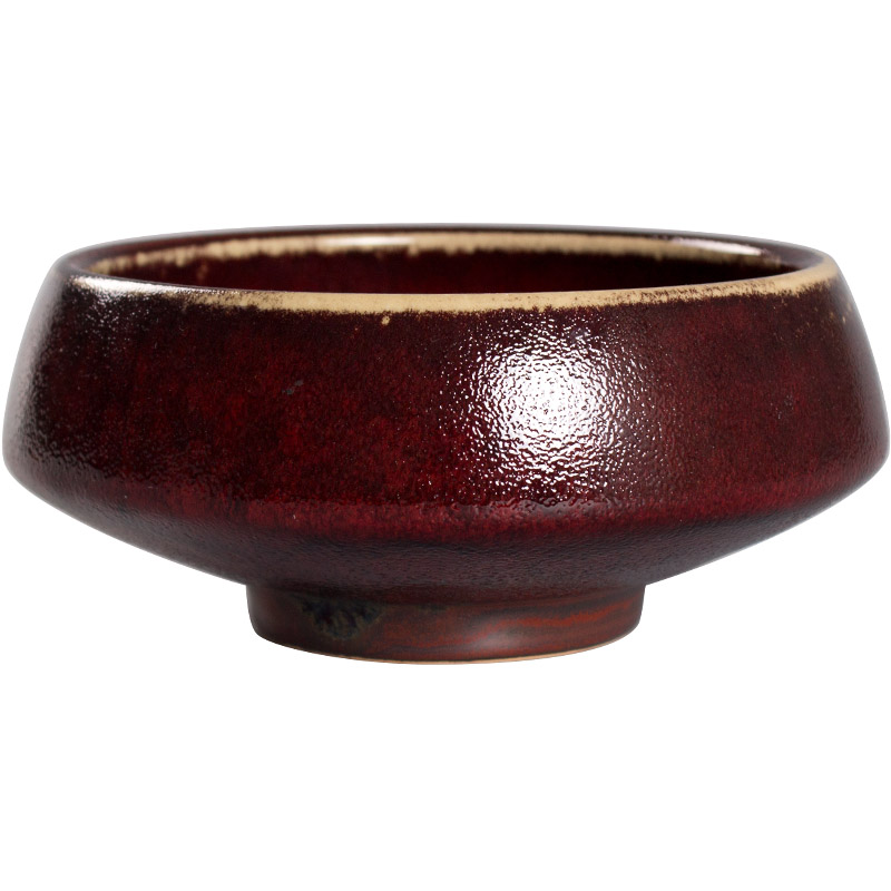 Creative ceramic bowl Japanese - style tableware bowls retro food bowl of red large rice bowls to eat porridge noodles bowl
