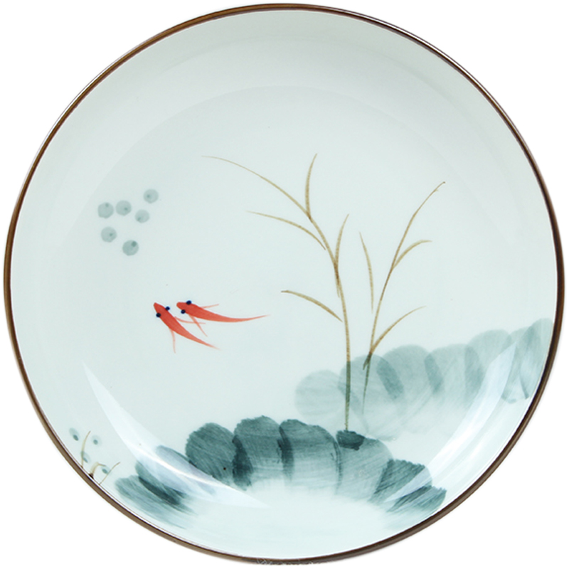 Under the glaze color of Chinese style of creative move ceramic tableware plate fish dish dish dish dish dish soup plate