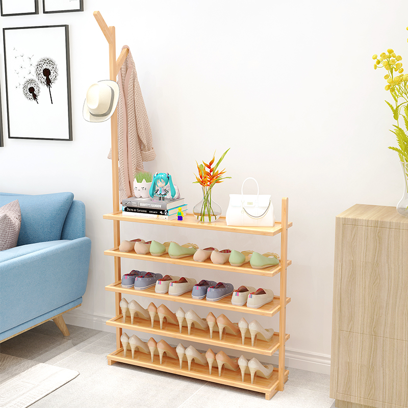 Cloakclothes hanger Landing Hanger Floor Bedroom Simple Minima Modern Home Non Solid Wood Containing Space Multifunction