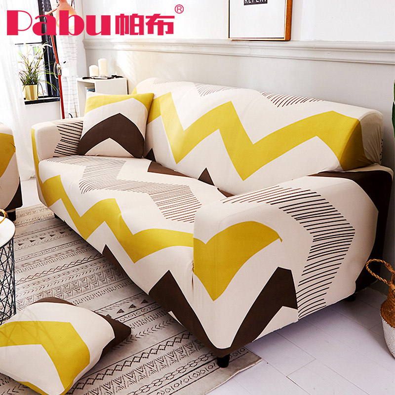 Sofa Cushions All Season Universal Sofa Cover Hood Full Package Anti-Slip Full Cover Leather Sofa Cloth Art Minimalist Around Backrest Cushion