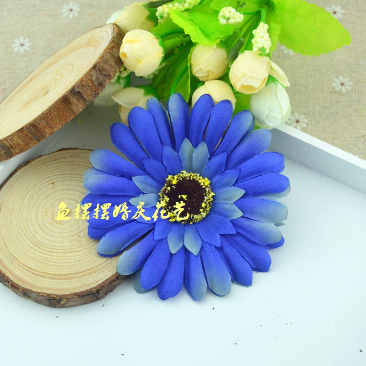 Hoa nhân tạo hoa hướng dương Hoa đồng tiền hoa mũ nón quần áo mũ trang trí nhà hoa 10cm - Phụ kiện tóc kẹp tóc cho bé gái