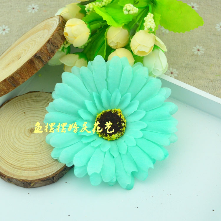 Hoa nhân tạo hoa hướng dương Hoa đồng tiền hoa mũ nón quần áo mũ trang trí nhà hoa 10cm - Phụ kiện tóc kẹp tóc cho bé gái