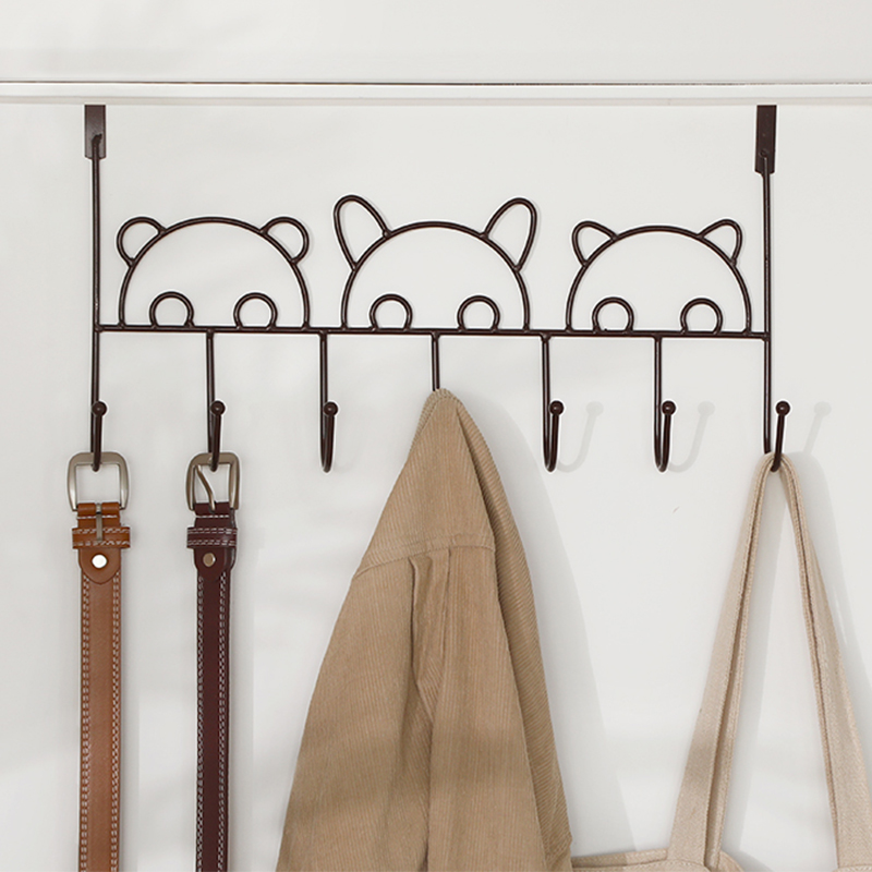 Free to punch creative door rear hook powerful adhesive Adhesive Makeup Room Shelve wall Sticky Hook wall-mounted Clothes hanger