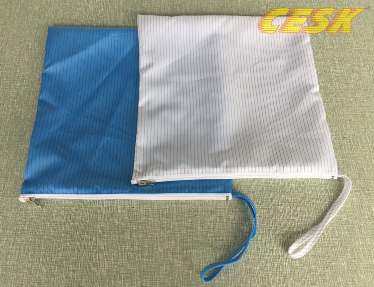 Single-layer zipper clean dust-free bag purification portable dust-proof static clothing clean clothing shoes high temperature sterilization bag