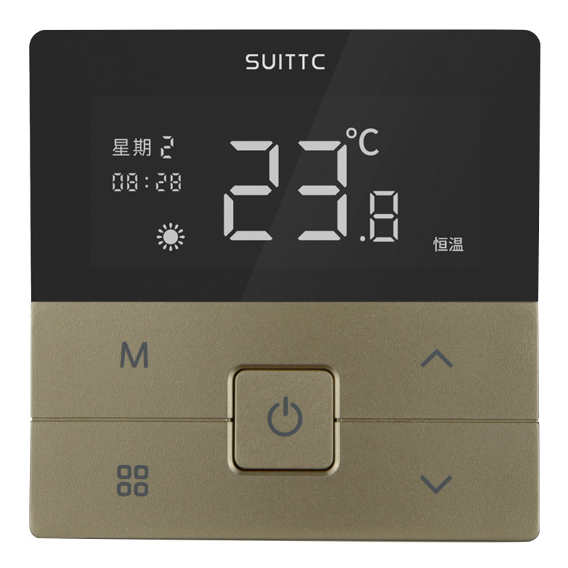 SUITTC Xinyuan Electric Heating Heating and Heating Tile Electronic Heating Heating Ceramic Wall Heating Cable Thermostat Thermostat