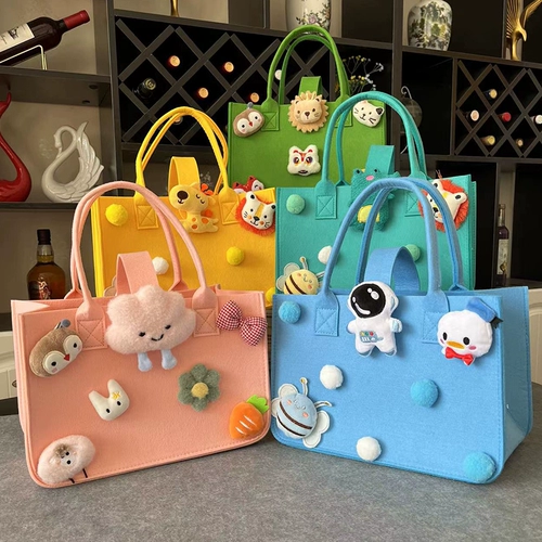 Барсетка, мультяшная льняная сумка, детская кукла для матери и ребенка, банка для хранения для школьников, новая коллекция