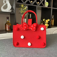 Утолщенный [красный лук] Мао мяч 30*20*18 может быть напечатан логотип