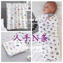 Pure cotton double-layer gauze non-fluorescent agent Newborn Baby Baby Baby Towel towel swaddling quilt cover blanket