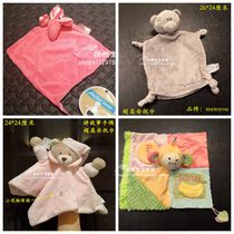 Foreign Trade Outlet Newborn Baby Baby Toy Animal Doll Hand Puppet bell Super soft soothing towel hanging ring