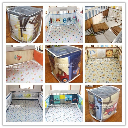 Foreign trade Export US Surplus Cartoon Printed Crib Enclosure Guardrail Anticollision Mat Shards-Style Male