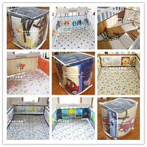 Foreign trade exports to the United States remaining cartoon printing baby bed guardrail anti-collision mat split male