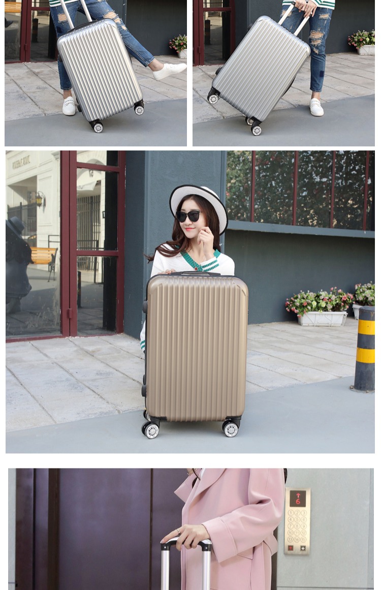 Weina vali nữ phổ quát bánh xe vali 20 inch nội trú nam 24 inch 26 hộp da học sinh hộp xe đẩy - Va li vali mr vui