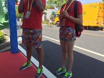 Water cube beach pants five-point summer casual pants mens and womens extra large size loose thin and breathable quick-drying seaside vacation