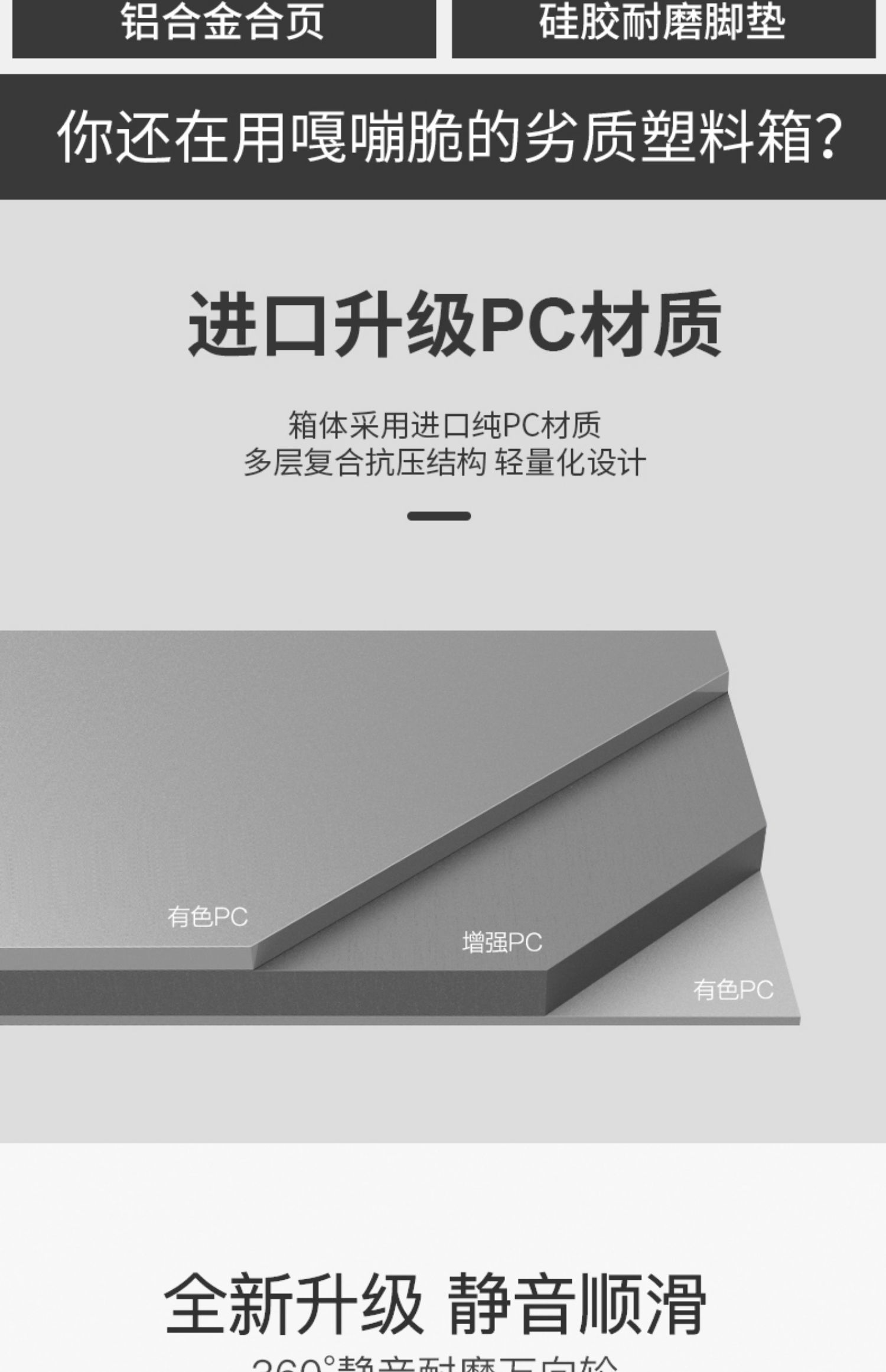 Hành lý xe đẩy xe đẩy đa năng 20 hộp da mật khẩu 24 khung nhôm Phiên bản Hàn Quốc 26 học sinh 28 inch vali nam nữ - Va li vali nhựa