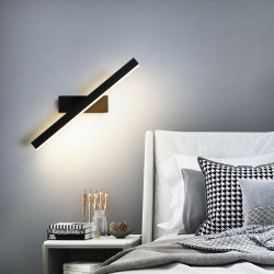 Modern Minimalist Bedroom Bedside Lamp Scandinavian Creative Stylish Accessible Luxury Led Reading Wall Lamp Living Room Stair Aisle Lamp