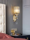 Bedroom bedside lamp wall lamp light luxury crystal lamp simple modern living room background wall lamp staircase aisle LED lamp