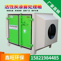Honeycomb activated carbon filter environmental protection adsorption box industrial waste gas paint fog treatment purifier paint room environmental protection equipment
