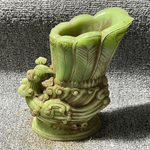 Antique Xiu jade old objects classical stone carvings decorative ornaments antique ancient jade high ancient jade Han Dynasty jade peacock collection