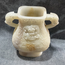 Antique jade crafts classical jade carving Xiu jade ornaments high ancient jade old jade old collection jade toy with old jade bis hot sale