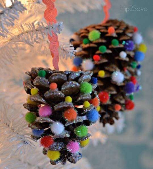 Fruit Decorations DIY Handmade Pine Nuts Dry Branches Wood Chips ZAAKKA Props Nursery Ring Innovative Materials