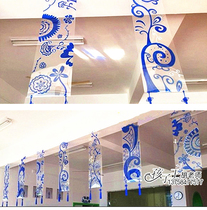  Kindergarten environment layout Art area Corner decoration Creative hand painting materials Art materials * DIY transparencies