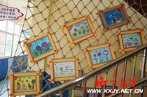 Kindergarten ceiling hanging decoration material * farmhouse small yard background decoration fishing net retro wind * woven hemp rope net