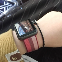 Apple, ремешок для часов, нейлоновые креативные летние часы, 40mm, 44mm, 2 шт, 38