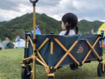 Factory straight hair outdoor camp car export Japanese and Korean pull car rolling baby Camping photography trailer shopping supermarket fishing car