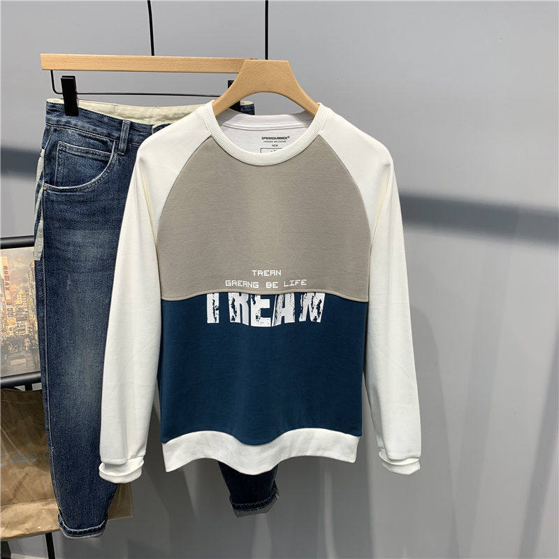 2022 new sweater men's trendy ins autumn students Korean version loose trend handsome youth social clothes men