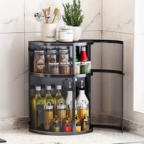 Seasoning Rack Table Kitchen kitchen Home Multi-functional oil salt sauce Vinegar Containing Table Double condiment shelf