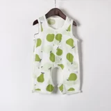 Детский хлопковый марлевый летний комбинезон для новорожденных подходит для мужчин и женщин для девочек, тонкая летняя одежда