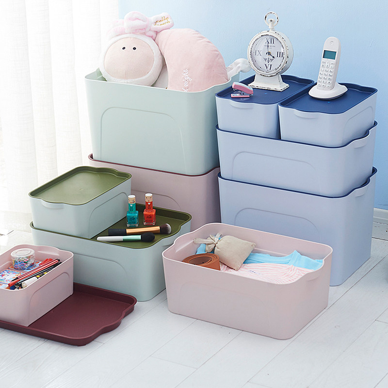 Wardrobe containing box containing box clothes small containing box plastic box small number zero food box toy finishing box with cover