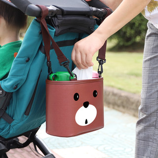 韩版卡通婴儿车挂包多功能通用大容量收纳袋出行用品宝宝推车挂袋