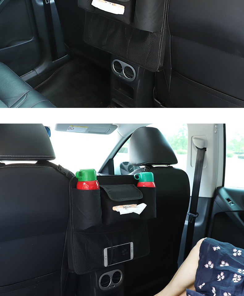 Túi lưu trữ xe treo túi xe ghế lưu trữ túi lưới đa chức năng ghế trở lại túi lưu trữ nội thất xe hơi siêu thị - Ô tô nội thất Accesseries phụ kiện trang trí xe hơi