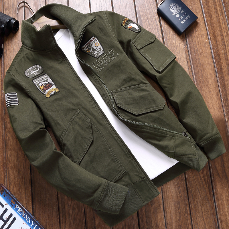 Ma1 Pilot Jacket Men's Flying Tigers Trendy Embroidered Leather Jacket Baseball Uniform Autumn and Winter Clothing Us Air Force Jacket Ma1 Pilot Jacket Men's Flying Tigers Trendy Embroidered Leather Jacket Baseball Uniform Autumn and Winter Clothing Us Air Force Jacket