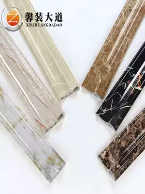 Stone-plastic door frame edging line Living room TV wall decorative border background wall tile waist line Elevator door cover line