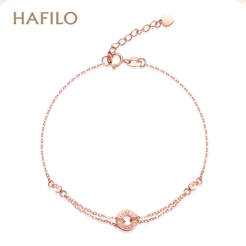 Золотой браслет, ювелирное украшение, золото 750 пробы, розовое золото, официальный продукт, подарок на день рождения