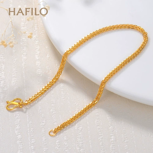 Золотая цепочка, длинный браслет на ногу подходит для мужчин и женщин, делается под заказ